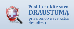 Patikrinkite draustumą